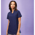 Navy - Close up - Premier Ladies-Womens *Blossom* Tunic - Health Beauty & Spa - Workwear