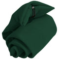 Bottle Green - Front - Premier Tie - Mens Plain Workwear Clip On Tie