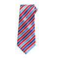 Royal-Red - Front - Premier Tie - Mens Candy Stripe Work Tie