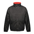 Black-Red - Front - Regatta Mens Dover Waterproof Windproof Jacket