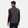 Seal Grey-Seal Grey - Back - Regatta Mens Flux Softshell Bodywarmer - Sleeveless Jacket (Water Repellent & Wind Resistant)