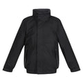 Black-Ash - Front - Regatta Kids Unisex Thermoguard Fleece Lined Dover Jacket (Windproof & Waterproof)