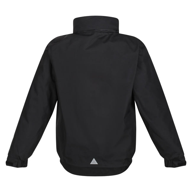 Black-Ash - Lifestyle - Regatta Kids Unisex Thermoguard Fleece Lined Dover Jacket (Windproof & Waterproof)