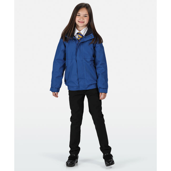 Royal-Navy - Back - Regatta Kids Unisex Thermoguard Fleece Lined Dover Jacket (Windproof & Waterproof)