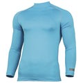 Light Blue - Side - Rhino Mens Thermal Underwear Long Sleeve Base Layer Vest Top