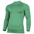 Green - Front - Rhino Mens Thermal Underwear Long Sleeve Base Layer Vest Top
