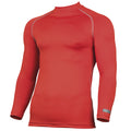 Red - Front - Rhino Mens Thermal Underwear Long Sleeve Base Layer Vest Top