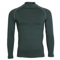 Bottle Green - Front - Rhino Mens Thermal Underwear Long Sleeve Base Layer Vest Top