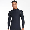 Navy - Side - Rhino Mens Thermal Underwear Long Sleeve Base Layer Vest Top