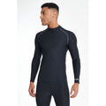Navy - Pack Shot - Rhino Mens Thermal Underwear Long Sleeve Base Layer Vest Top
