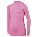 Pink - Front - Rhino Childrens Boys Long Sleeve Thermal Underwear Base Layer Vest Top