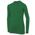 Bottle Green - Front - Rhino Childrens Boys Long Sleeve Thermal Underwear Base Layer Vest Top