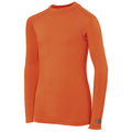 Orange - Front - Rhino Childrens Boys Long Sleeve Thermal Underwear Base Layer Vest Top