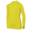 Fluorescent Yellow - Front - Rhino Childrens Boys Long Sleeve Thermal Underwear Base Layer Vest Top