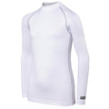 White - Front - Rhino Childrens Boys Long Sleeve Thermal Underwear Base Layer Vest Top