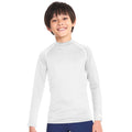 White - Back - Rhino Childrens Boys Long Sleeve Thermal Underwear Base Layer Vest Top