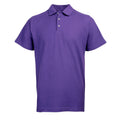 Purple - Front - RTY Workwear Mens Pique Knit Heavyweight Polo Shirt (S-10XL) - Extra Large Sizes