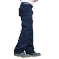 Navy - Back - RTY Workwear Mens Premium Work Trousers - Pants