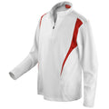 White-Red-White - Front - Spiro Unisex Sports Trial Performance Training Top