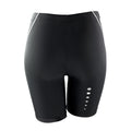 Black - Back - Spiro Mens Bodyfit Performance Base Layer Sports Shorts