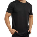 Black - Back - Spiro Mens Quick-Dry Sports Short Sleeve Performance T-Shirt