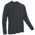 Black - Back - Spiro Mens Sports Quick-Dry Long Sleeve Performance T-Shirt