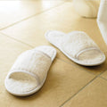 White - Back - Towel City Classic Unisex Terry Slippers (Open Toe)