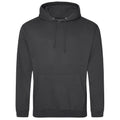 Shark Grey - Front - Awdis Unisex College Hooded Sweatshirt - Hoodie