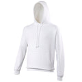 Arctic White - Back - Awdis Unisex College Hooded Sweatshirt - Hoodie