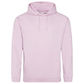 Baby Pink - Front - Awdis Unisex College Hooded Sweatshirt - Hoodie