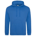 Sapphire Blue - Front - Awdis Unisex College Hooded Sweatshirt - Hoodie