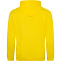 Sun Yellow - Back - Awdis Unisex College Hooded Sweatshirt - Hoodie