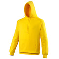 Sun Yellow - Side - Awdis Unisex College Hooded Sweatshirt - Hoodie