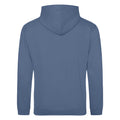 Turquoise Surf - Side - Awdis Unisex College Hooded Sweatshirt - Hoodie