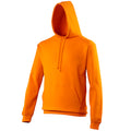 Orange Crush - Front - Awdis Unisex College Hooded Sweatshirt - Hoodie