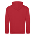 Red Hot Chilli - Back - Awdis Unisex College Hooded Sweatshirt - Hoodie
