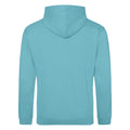 Sky Blue - Back - Awdis Unisex College Hooded Sweatshirt - Hoodie