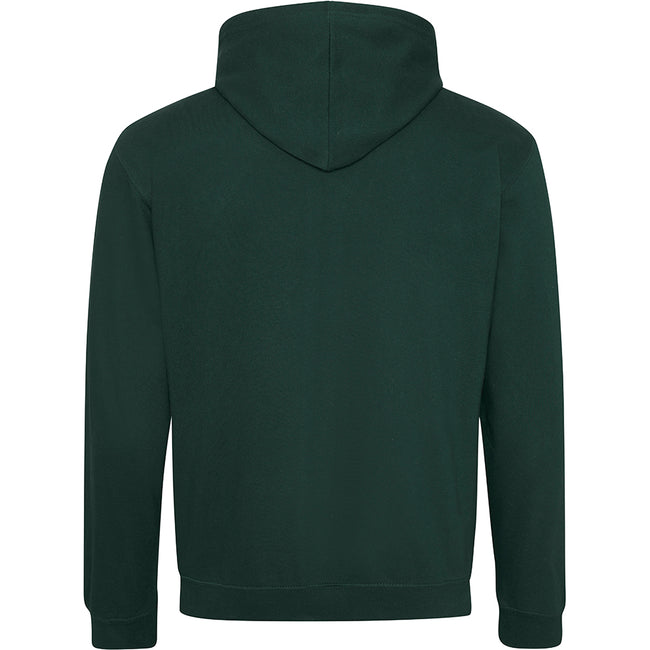 Forest Green-Gold - Back - Awdis Varsity Hooded Sweatshirt - Hoodie