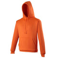 Electric Orange - Front - Awdis Unisex Electric Hooded Sweatshirt - Hoodie