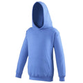 Royal Blue - Front - Awdis Kids Unisex Hooded Sweatshirt - Hoodie - Schoolwear