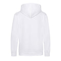 Arctic White - Back - Awdis Kids Unisex Hooded Sweatshirt - Hoodie - Schoolwear