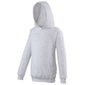 Ash - Front - Awdis Kids Unisex Hooded Sweatshirt - Hoodie - Schoolwear