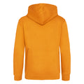 Orange Crush - Back - Awdis Kids Unisex Hooded Sweatshirt - Hoodie - Schoolwear