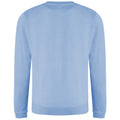 Sky Blue - Side - AWDis Just Hoods AWDis Unisex Crew Neck Plain Sweatshirt (280 GSM)