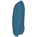 Airforce Blue - Side - AWDis Just Hoods AWDis Unisex Crew Neck Plain Sweatshirt (280 GSM)