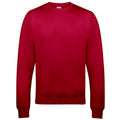 Red Hot Chilli - Front - AWDis Just Hoods AWDis Unisex Crew Neck Plain Sweatshirt (280 GSM)