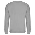 Moondust Grey - Back - AWDis Just Hoods AWDis Unisex Crew Neck Plain Sweatshirt (280 GSM)