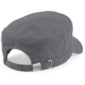 Graphite Grey - Back - Beechfield Army Cap - Headwear
