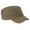 Khaki - Front - Beechfield Army Cap - Headwear