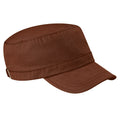 Chocolate - Front - Beechfield Army Cap - Headwear